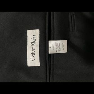 Calvin Klein Suit Jacket Size Large. Color Black Condition Excellent.